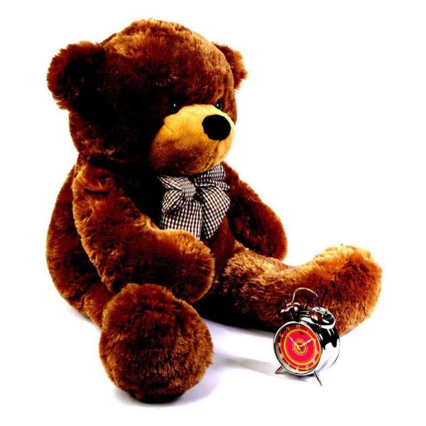 Brown 3.5 Feet Bow Teddy Bear